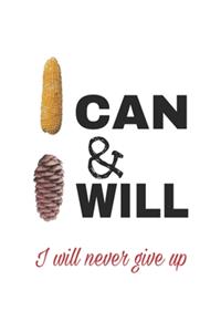 I can & I will _ i will never give up