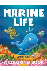 Marine Life (A Coloring Book)