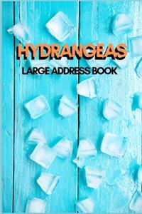 Hydrangeas Large Address Book