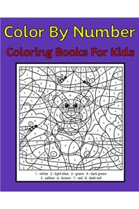 Color By Number Coloring Books For Kids