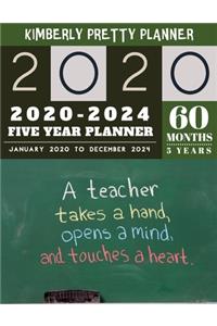5 Year Planner 2020-2024