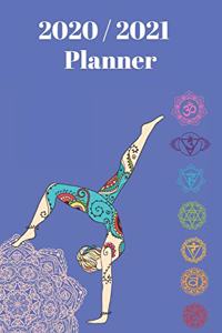 2020 & 2021 Planner - Yoga Design Two Year Weekly Planner - Agenda Notebook for New Year Planning, To-Do Lists, Job Tasks, Appointment: 24 Month Calendar Notebook For Daily Plans, Monthly Organizing - Time Management Journal For Week & Month - Day Book