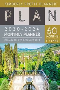 Monthly Planner 2020-2024