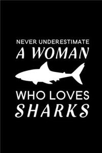 Never Underestimate a Woman Who Loves Sharks
