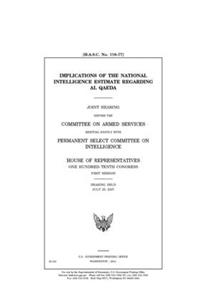Implications of the National Intelligence Estimate regarding al Qaeda