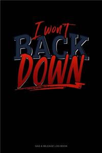 I Won't Back Down