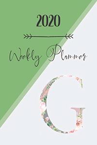 2020 Weekly Planner G