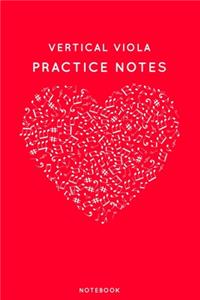 Vertical viola Practice Notes