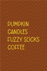 Pumpkin Candles Fuzzy Socks Coffee
