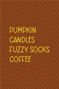 Pumpkin Candles Fuzzy Socks Coffee