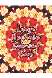 Large Mandala Coloring Book