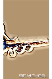 Airplane themed sir Michael Designer blank creative journal