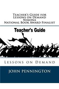 Teacher's Guide for Lessons on Demand Nimona National Book Award Finalist