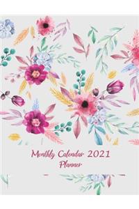 Monthly Calendar 2021 Planner