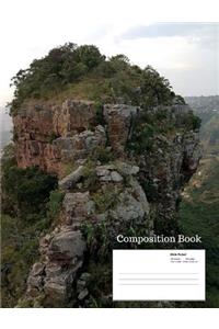 Gorge Rock Composition Notebook, Wide Ruled