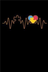 Autism Heartbeat Notebook