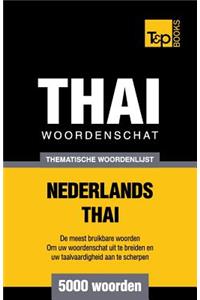 Thematische woordenschat Nederlands-Thai - 5000 woorden