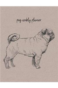Pug Weekly Planner