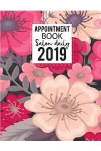 Salon Daily Appointment Book 2019