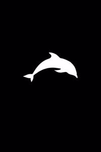 Minimalist Dolphin Journal Notebook