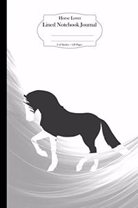 Horse Lover Lined Notebook Journal