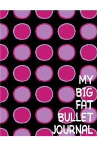 My Big Fat Bullet Journal Big Circles Pink: Jumbo Sized Graph Design Bullet Notebook Journal - 300 Plus Numbered Pages with 300 Graph Style Grid Pages, 6 Index Pages and 2 Key Pages in Large 8.5 X 11 Size