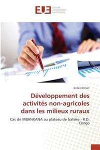 Développement Des Activités Non-Agricoles Dans Les Milieux Ruraux