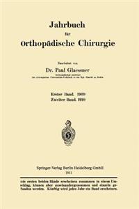 Jahrbuch Für Orthopädische Chirurgie