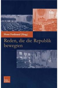 Reden, Die Die Republik Bewegten