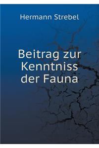 Beitrag Zur Kenntniss Der Fauna