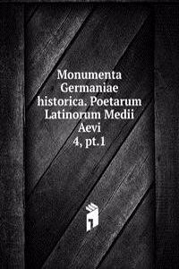 Monumenta Germaniae historica. Poetarum Latinorum Medii Aevi