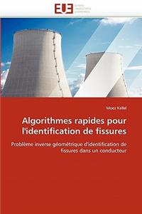 Algorithmes Rapides Pour l'Identification de Fissures