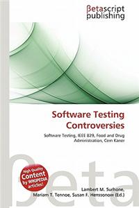 Software Testing Controversies
