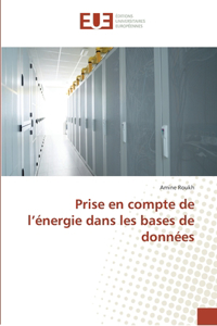 Prise en compte de l'énergie dans les bases de données