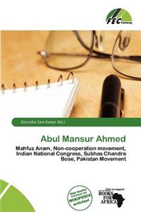 Abul Mansur Ahmed