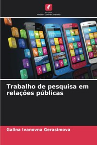 Trabalho de pesquisa em relações públicas