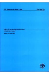 Rapport de La Vingt-Septieme Session Du Comite Des Peches