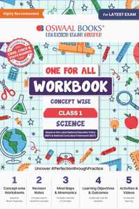 Oswaal One For All Workbook Concept Wise Class-1 Science (For Latest Exam)