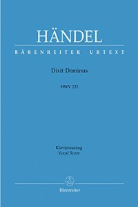 Dixit Dominus HWV 232 (Vocal Score)