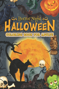 Halloween Coloring Book For Adults