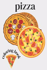 Pizza Coloring Book