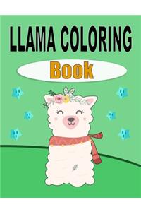 Llama Coloring Book