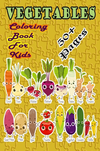 Vegetables Coloring Book for Kids