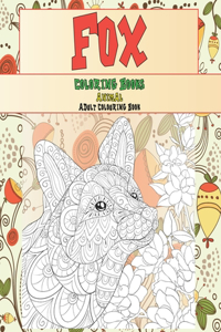 Coloring Books Animal - Adult Colouring Book - Fox