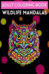 Adult Coloring Book Wildlife Mandalas