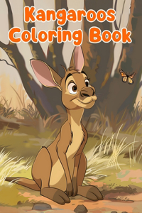 Kangaroos Coloring Book