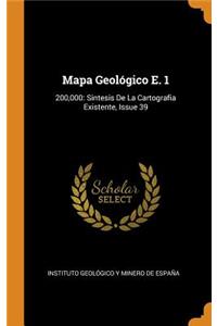 Mapa Geológico E. 1