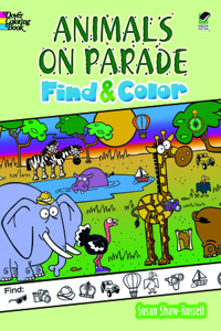 Animals on Parade Find and Color