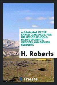 A Grammar of the Khassi Language