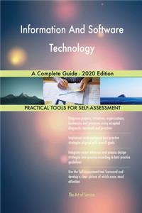 Information And Software Technology A Complete Guide - 2020 Edition